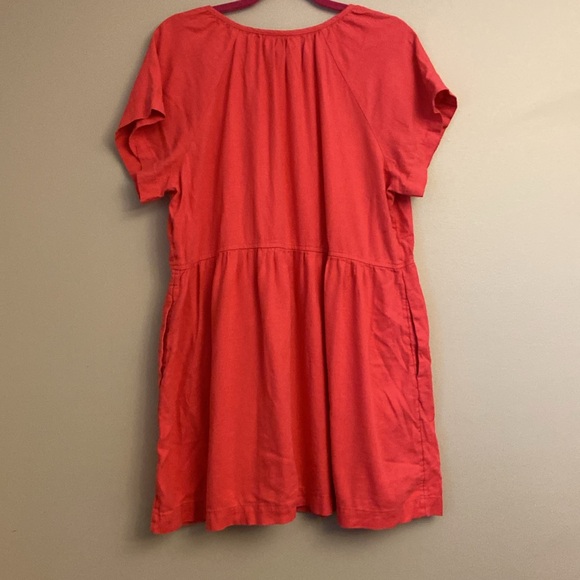 ⭐️Universal Thread Short Sleeve Linen Mini Shift Dress Women's size XL - Picture 3 of 8